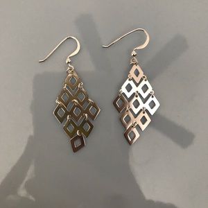 Sterling silver chandelier earrings